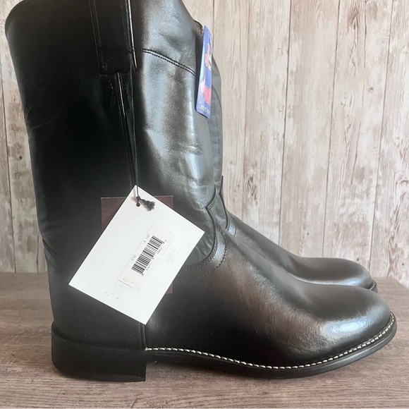 Justin Men’s Jackson Roper 10” Boots New Size 9.5 - Picture 1 of 5